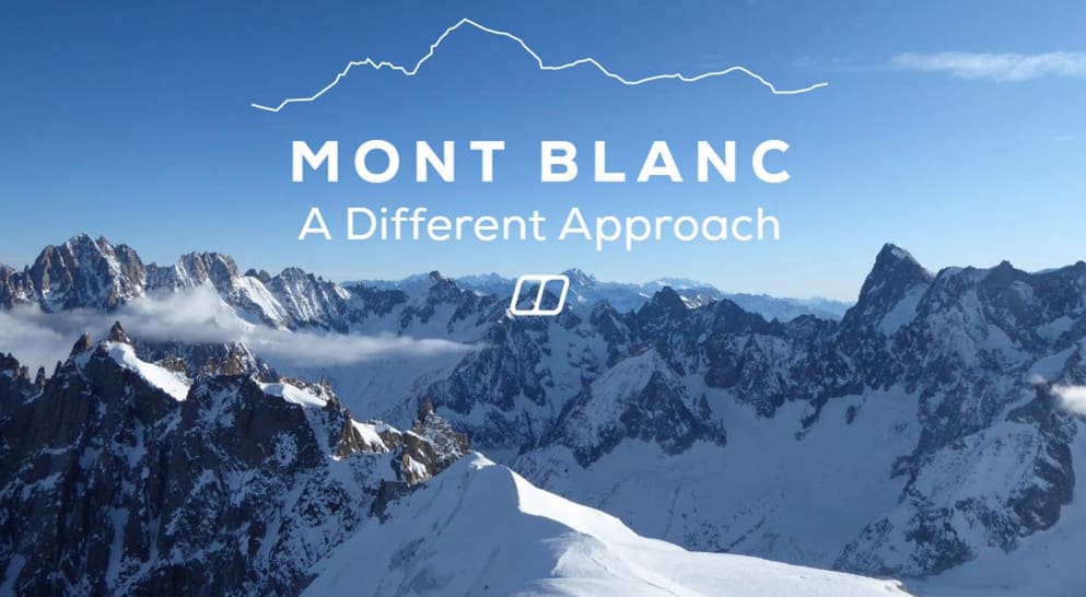 Leo and Ed - Mont Blanc, A Different Approach